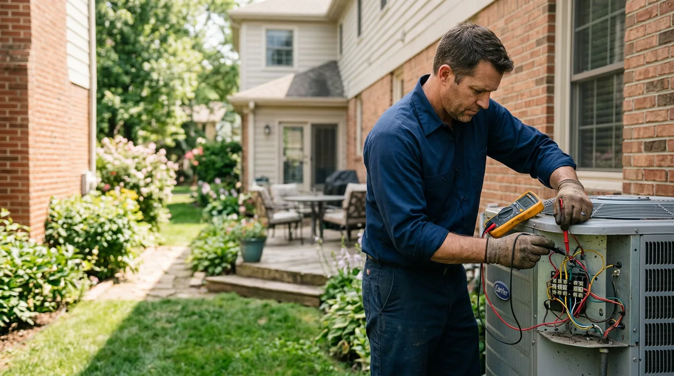 HVAC technician working near Greenwood, WI